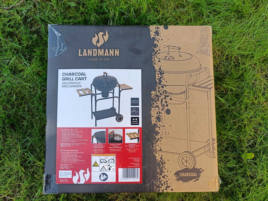 Grill węglowy kulisty Landmann 44cm Nowy