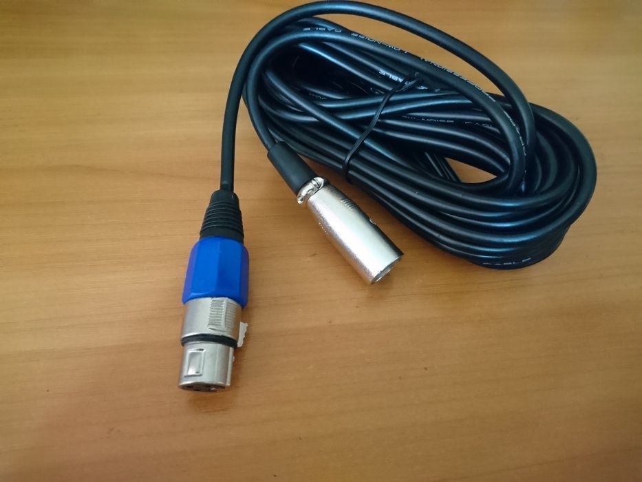 Микрофонный инструментальный шнур кабель Jack 6,3 на XLR Джек на XLR