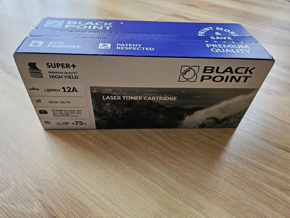 Black Point. Nowy toner do drukarki HP LaserJet 12A.