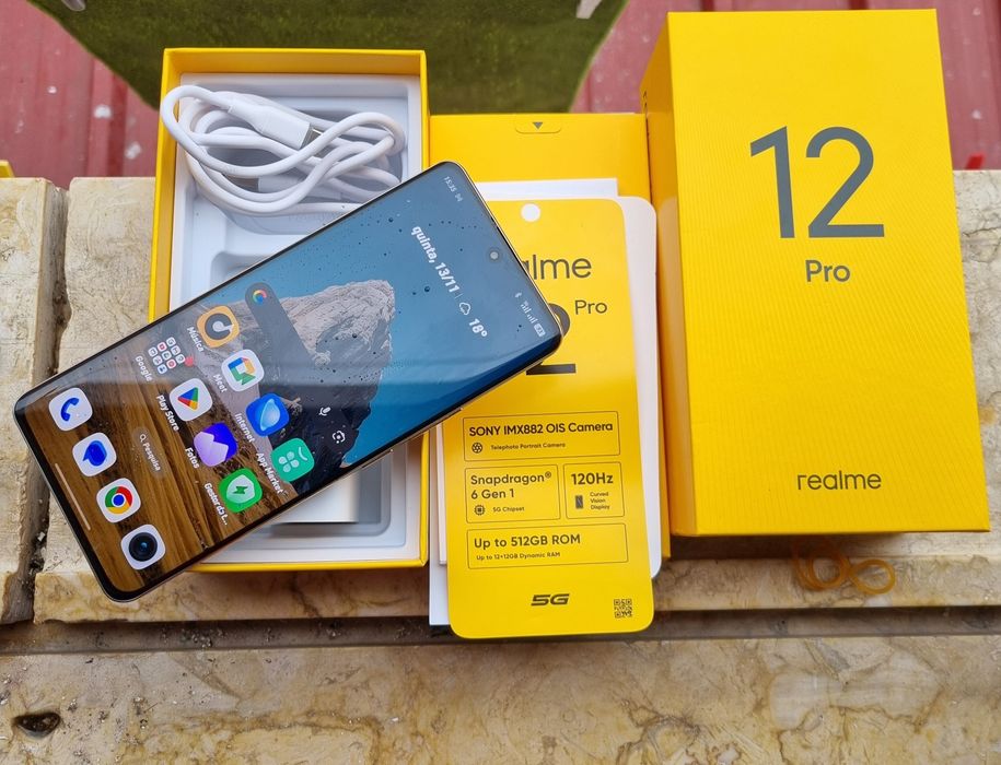 Realme 12 pro como novo 512Gb/12Gb+4