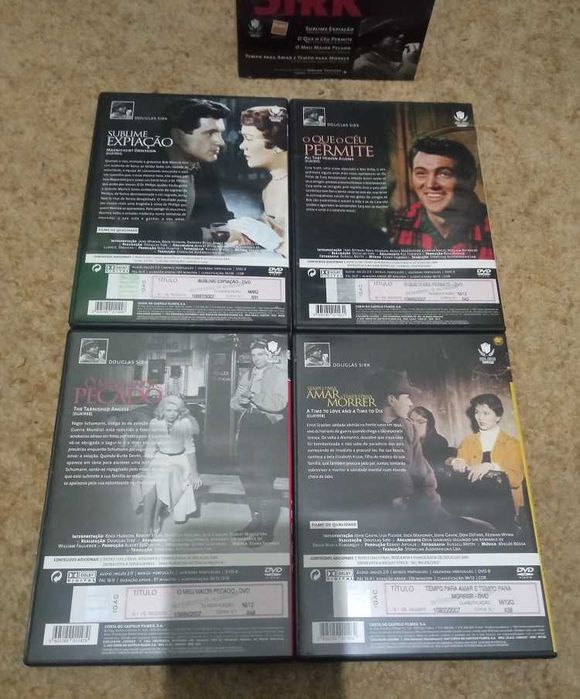 Colecção Douglas Sirk Box 4 DVDs