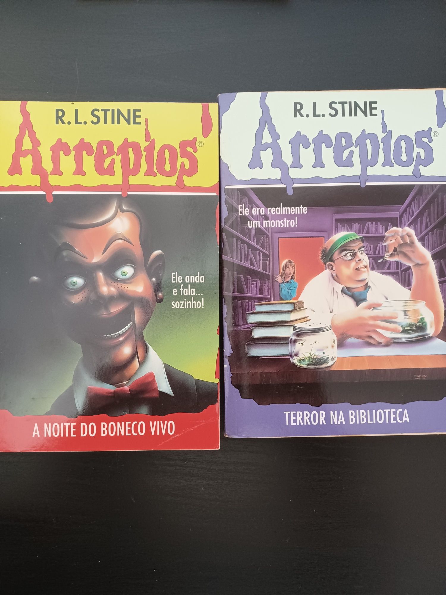 Livros "Arrepios"