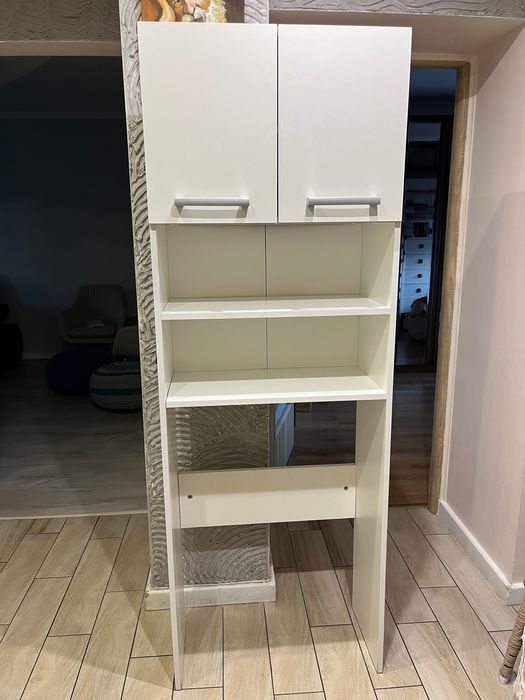 Szafka łazienkowa nad pralkę biała