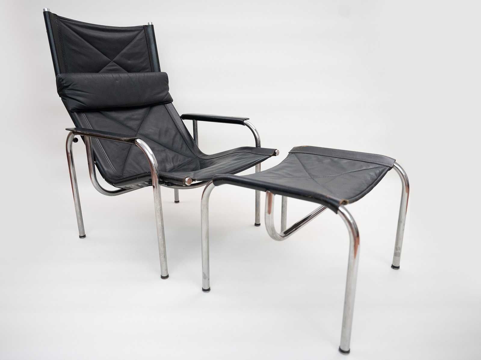 He1106 Lounge Chair design Hans Eichenberger dla Strässle, lata 1970