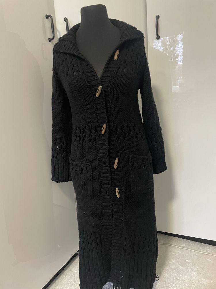 Gruby, dlugi sweter M