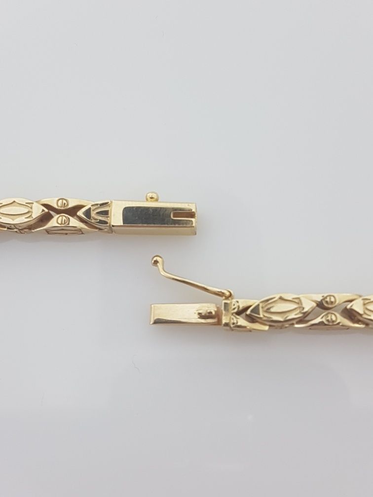 Złoty łańcuszek męski Cartier, 14k.Nowy 77,1g DŁ.60cm(2159)