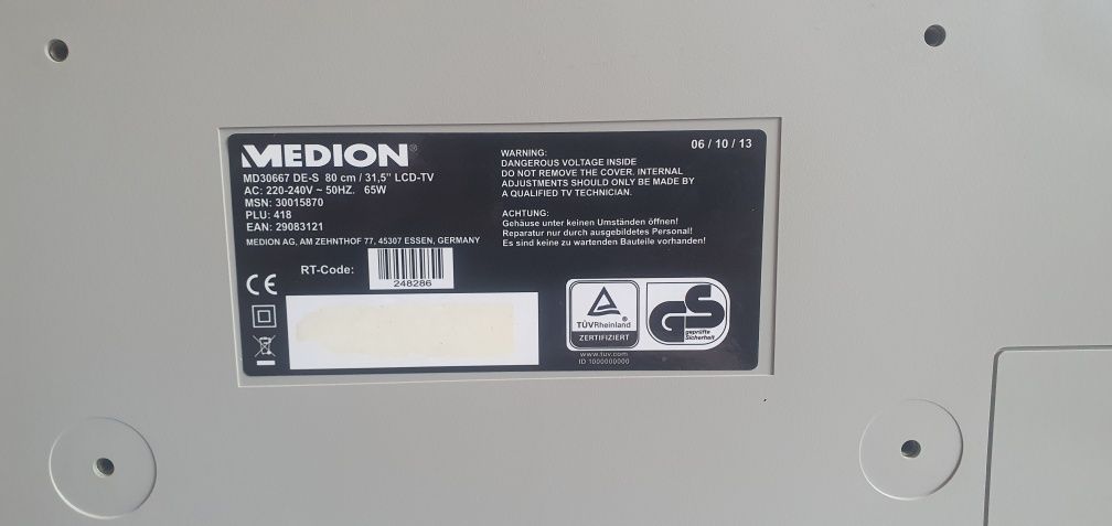Телевизор Medion 32 дюйма