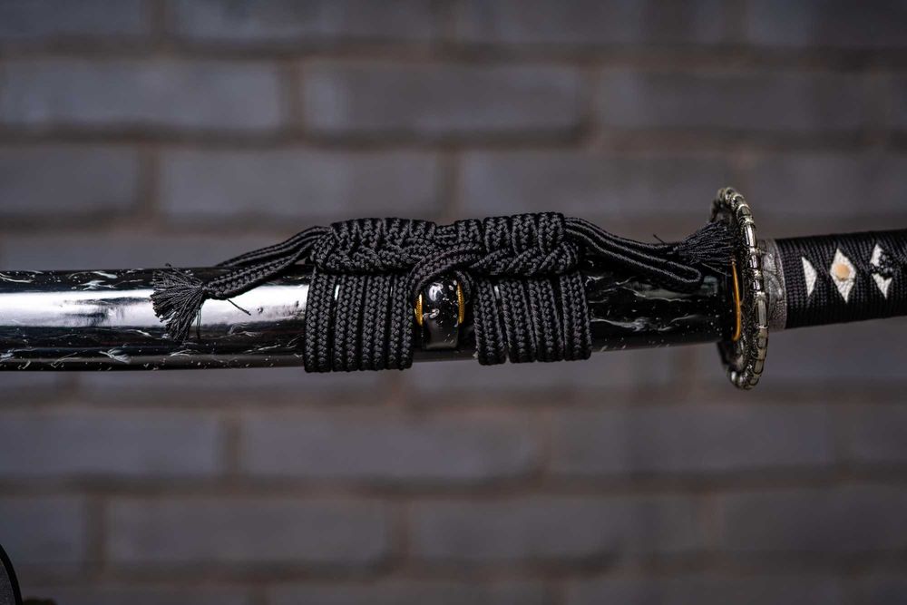 Miecz Samurajski Japońska Katana Stal Damasceńska Handmade Wa-Wa