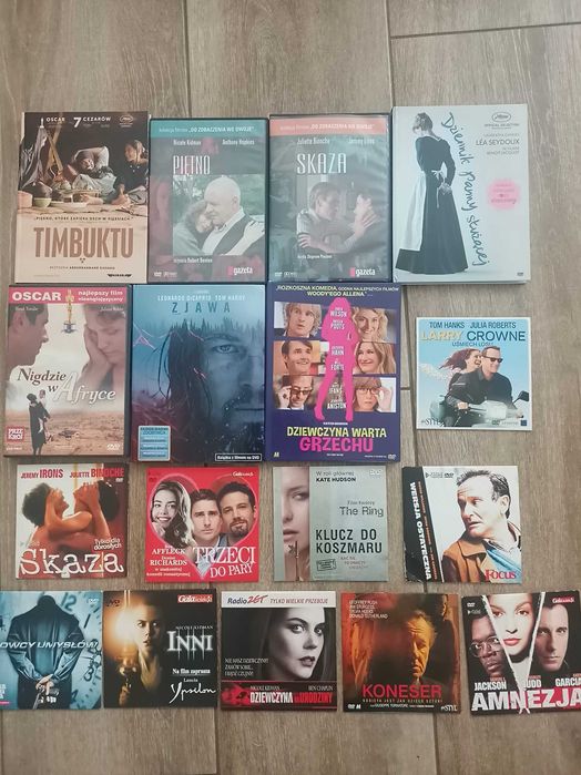 Filmy dvd płyty Zjawa, Timbuktu, Inni itp.