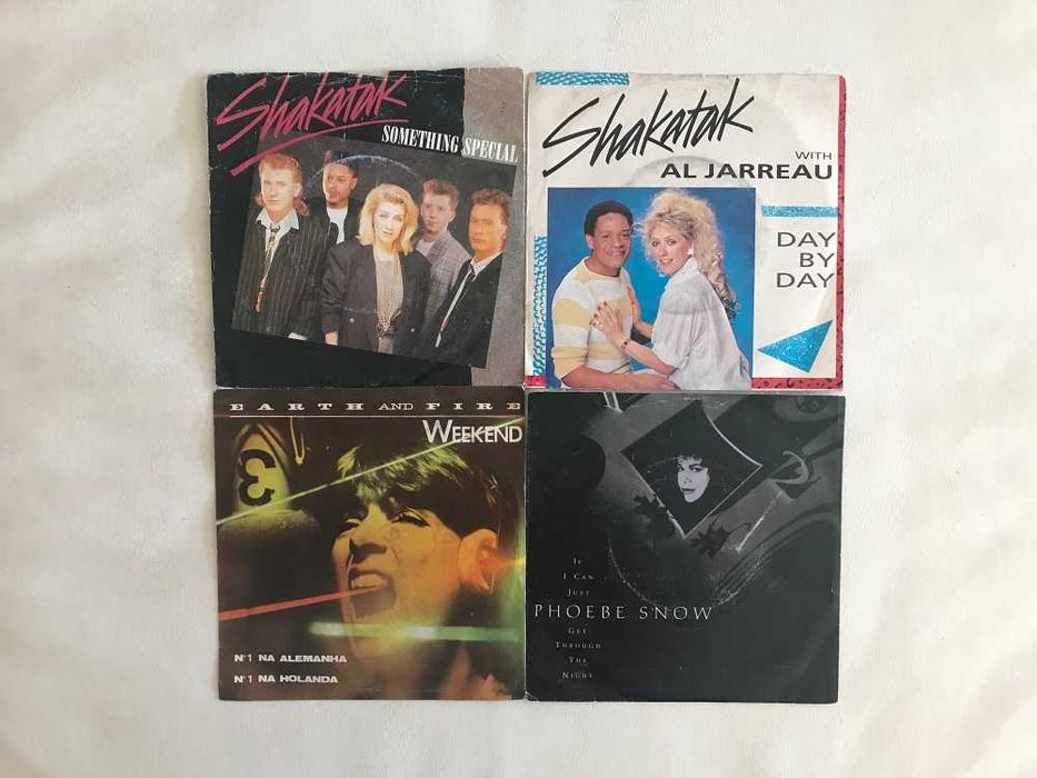 Discos vinil anos 80 shakatak al jarreau earth fire phoebe snow pop