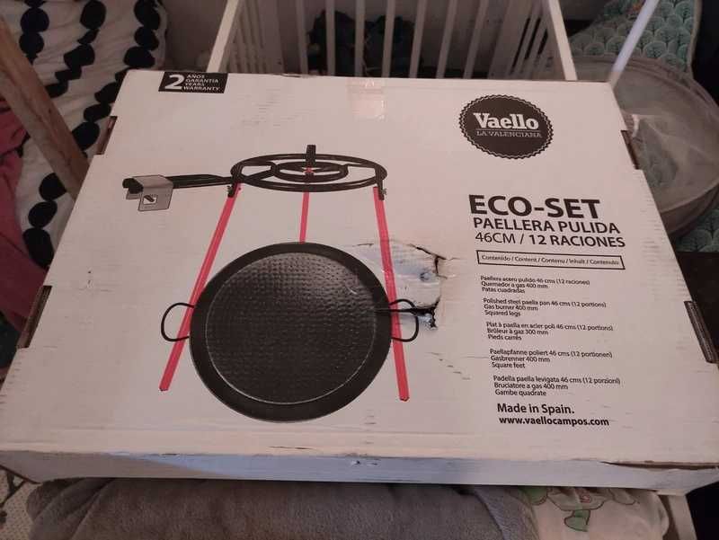 Vaello eco-set zestaw gazowy do paelli 46 cm