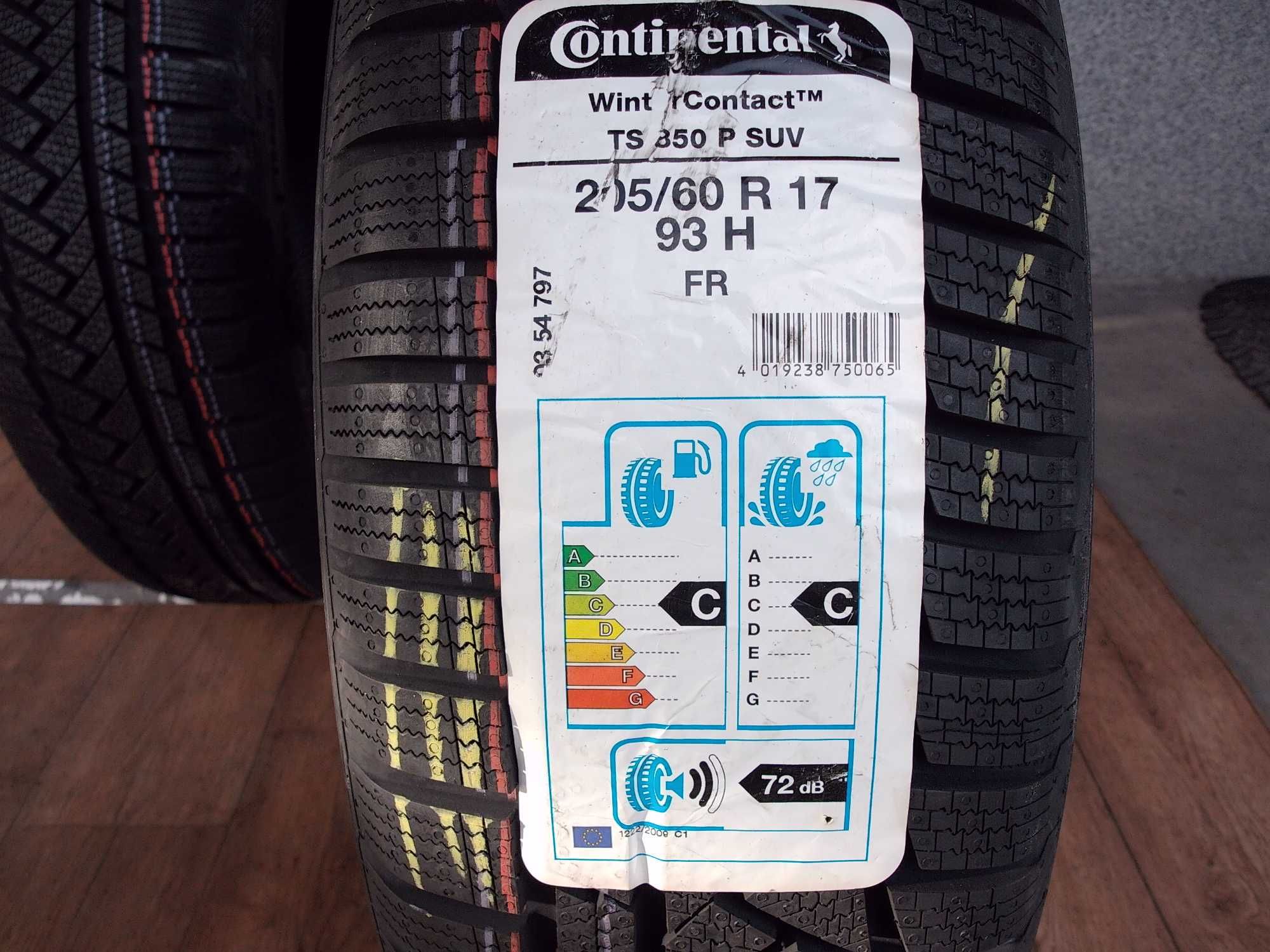 Continental WinterContact TS850P 205/60/17 93H nowe zima