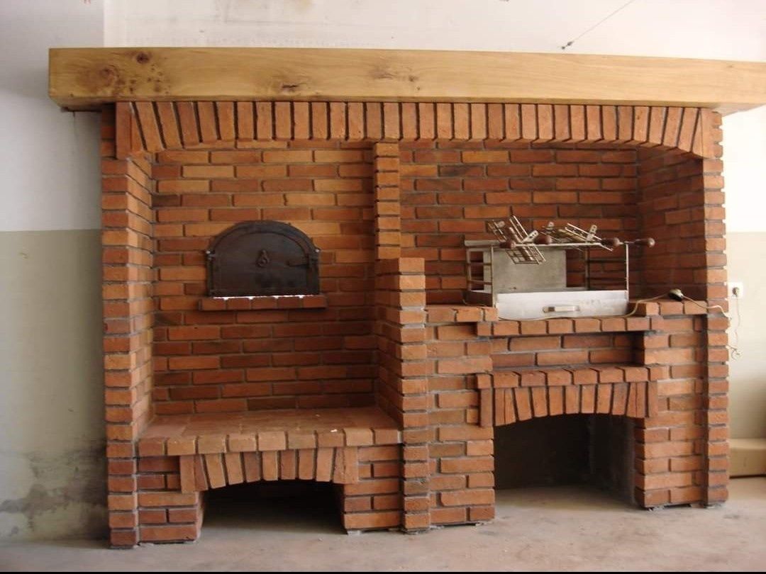 Churrasqueiras  rusticas e linha moderna