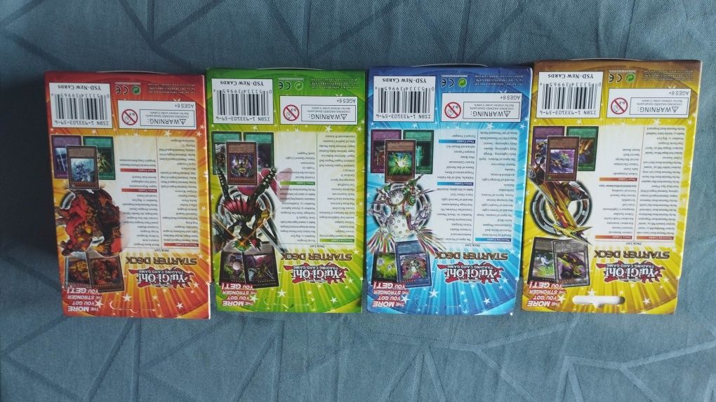 Yu-Gi-Oh Starter deck - 3 caixas diferentes