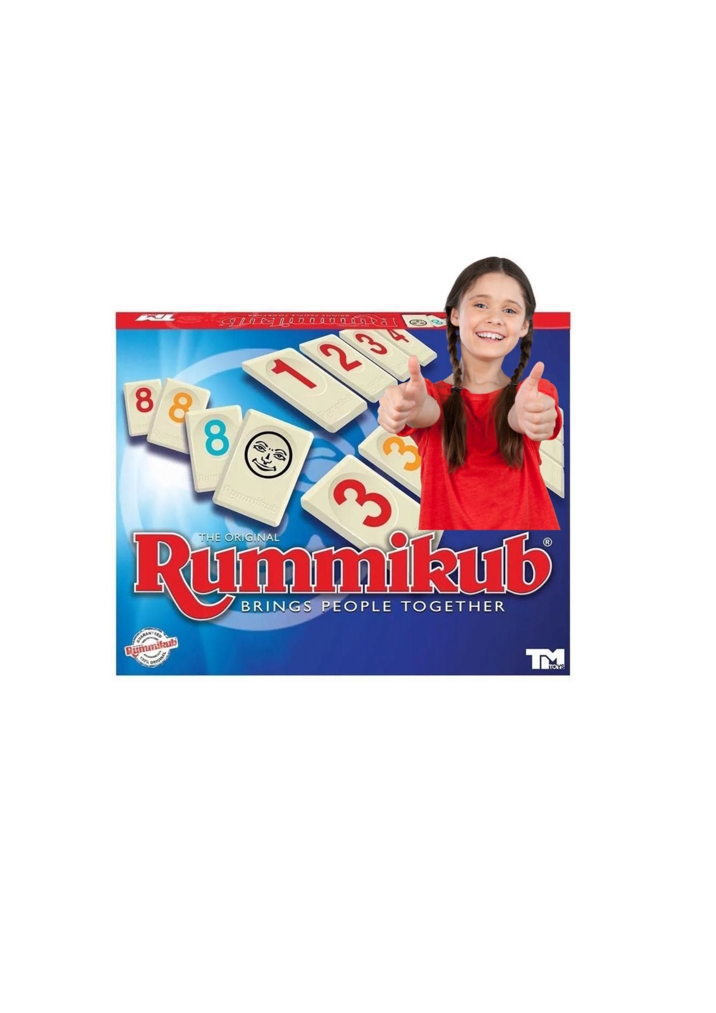 GRA RUMMIKUB STANDARD gra liczbowa dla całej rodziny super zabawa