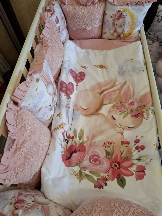 Бортики Комплект дитячої постільної білизни в ліжечко