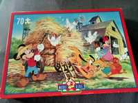 Puzzle King Mickey Kids. jigslaw 70 elem. 1990