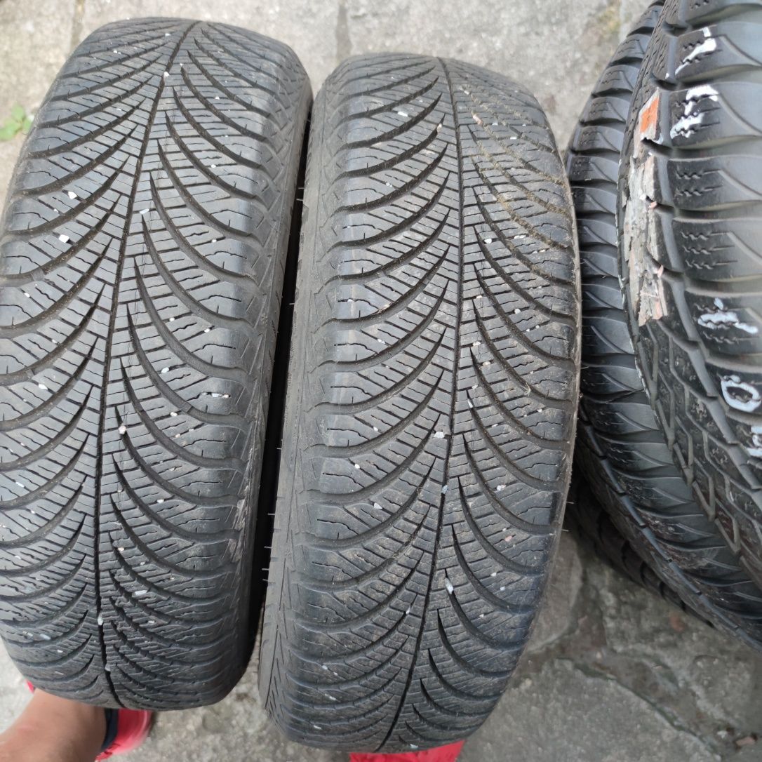 opony caloroczne 155x65x14 GOODYEAR 2szt 200zł 2016r