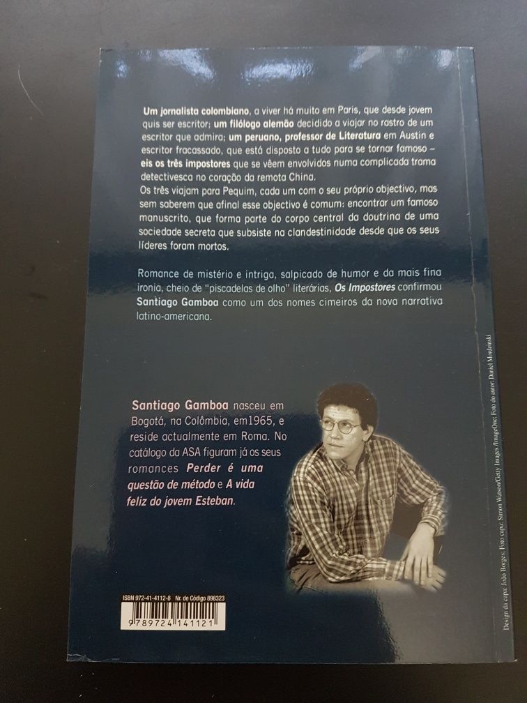 Livro Os Impostores Santiago Gamboa