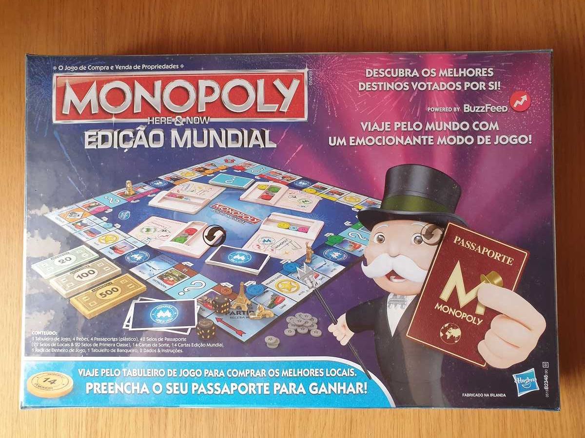 Monopoly Here & Now - Edição Mundial • Novo • Selado!