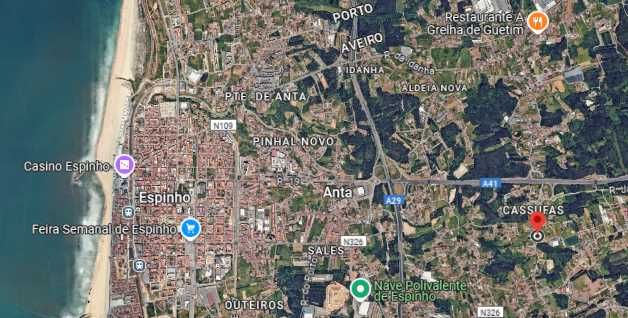 Terreno p/ construção 1300m Espinho