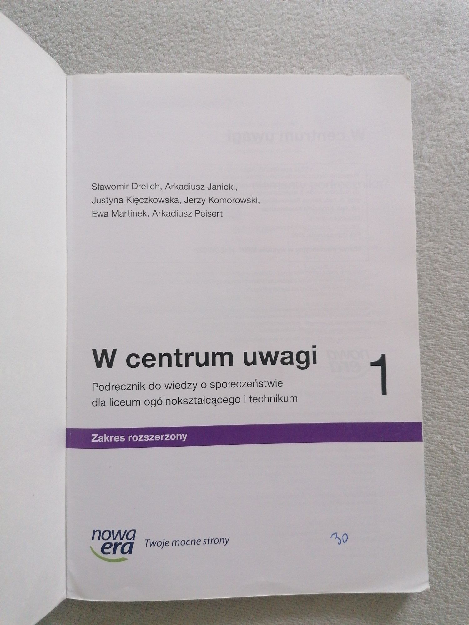 Wiedza o społeczeństwie klasa 1 liceum