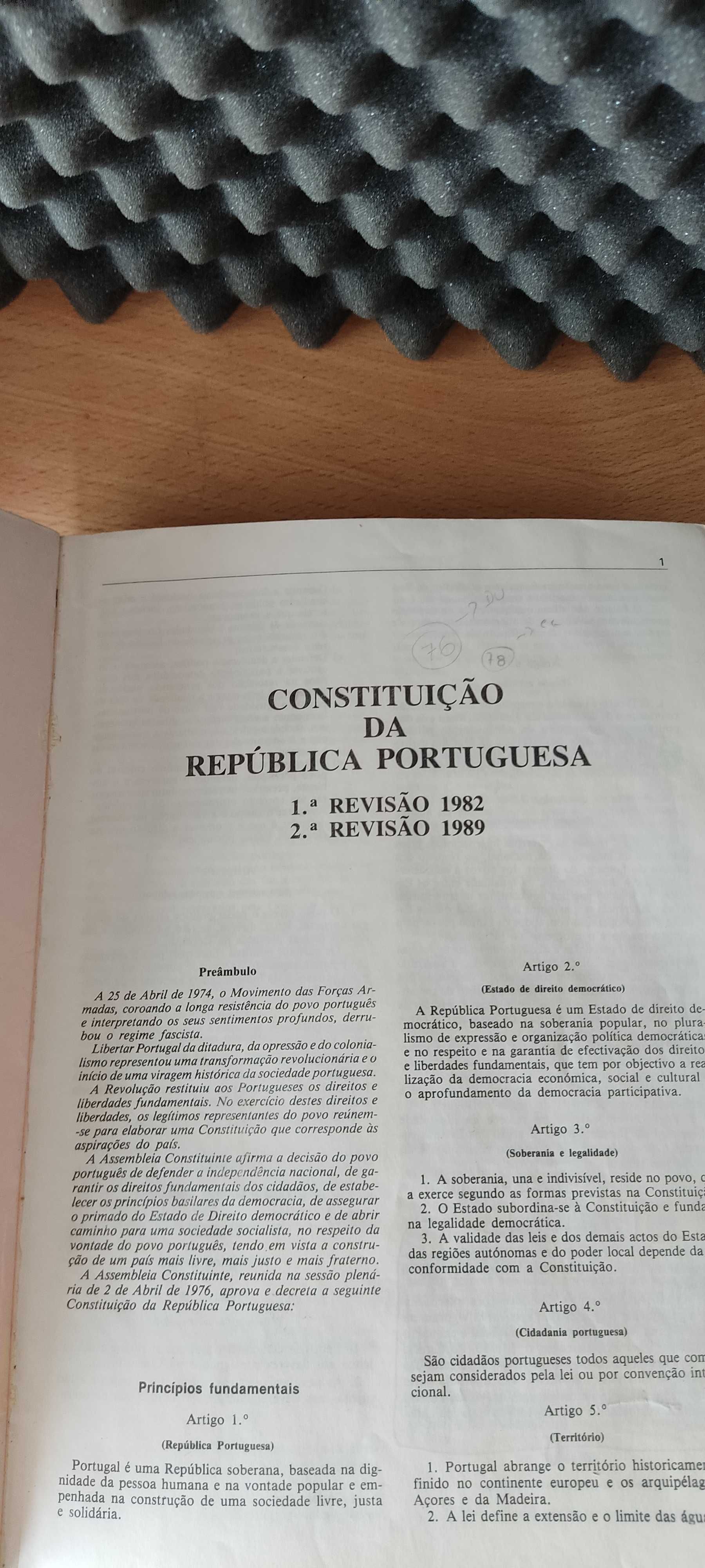 Constituição da República Portuguesa (1ª e 2ª Revisão)