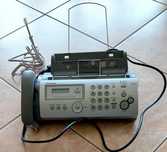 Telefax Panasonic KX-FP207 PD srebrny
