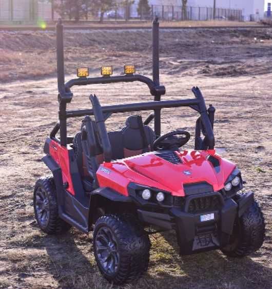 DUŻE auto dla dziecka BUGGY UTV na akumulator 2OSOBOWY 4X4