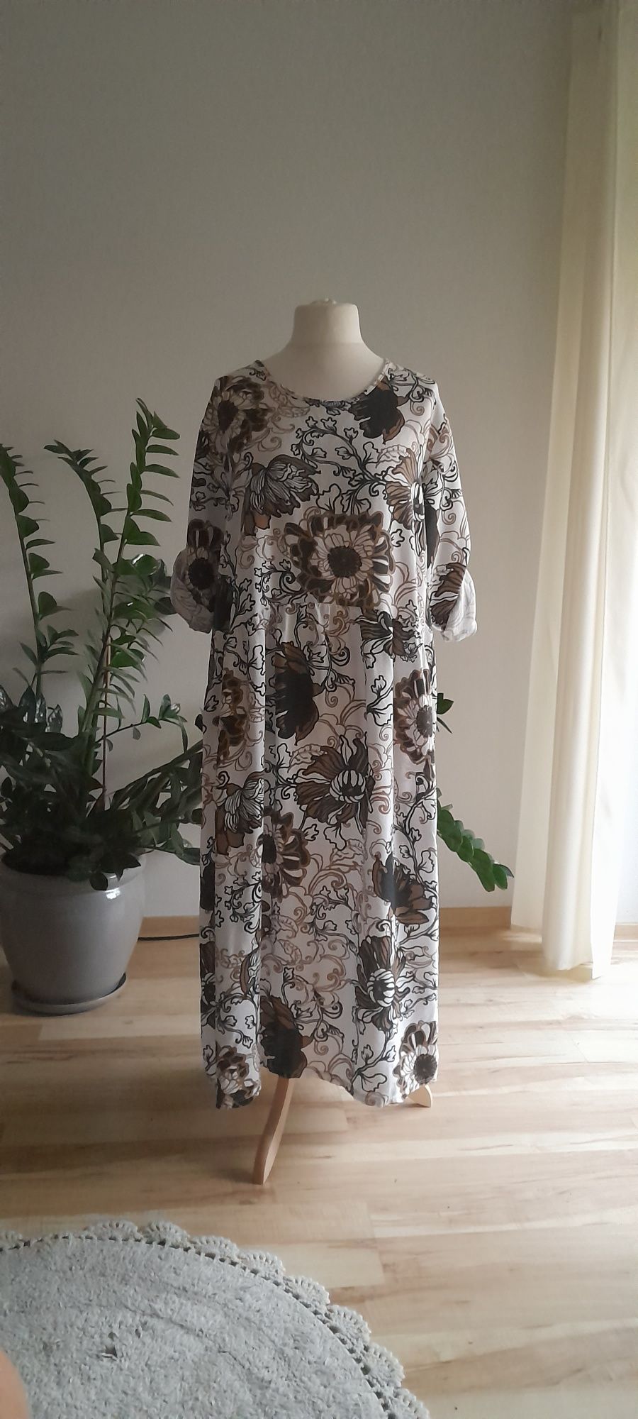 Sukienka jesienny print