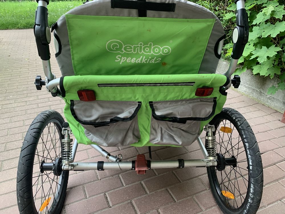 Queridoo speedkid2 przyczepka rowerowa