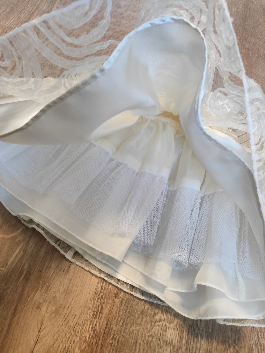 Sukienka na chrzęst wesele niemowlęcą 9mc