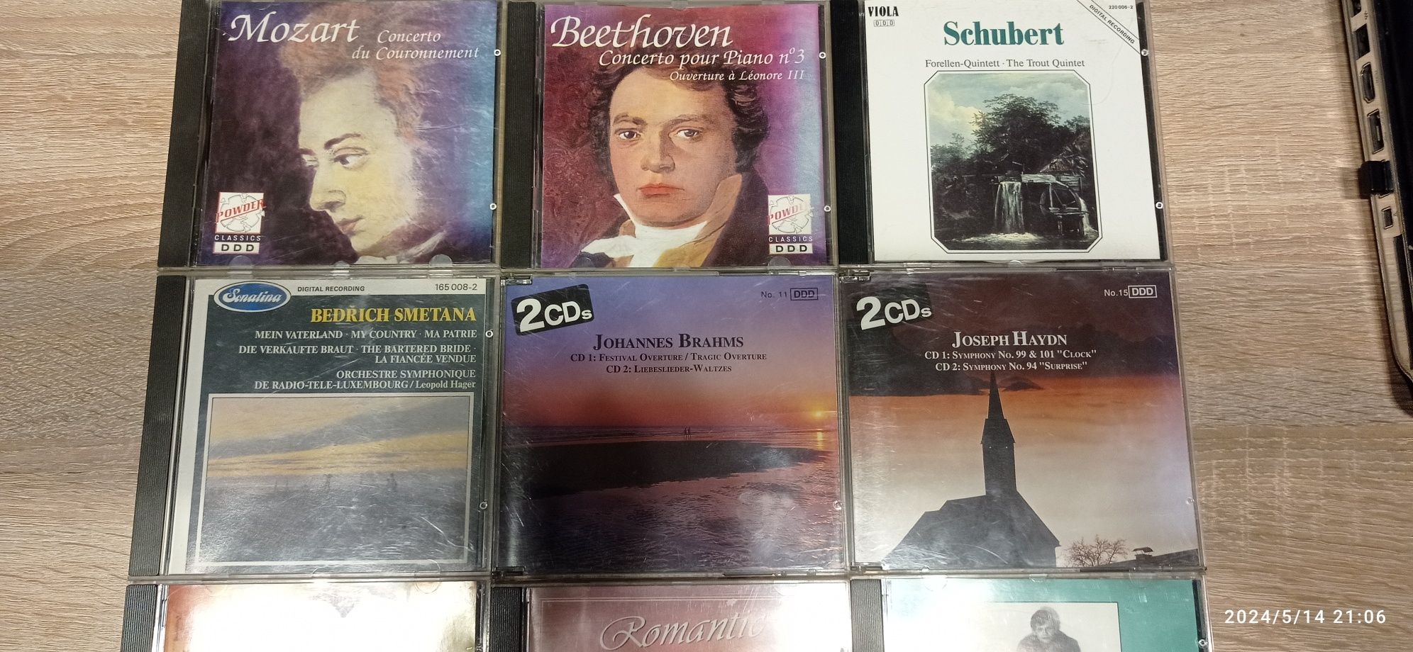 Tchaikovsky, Beethoven, Mozart, inne CD zestaw 12 płyt