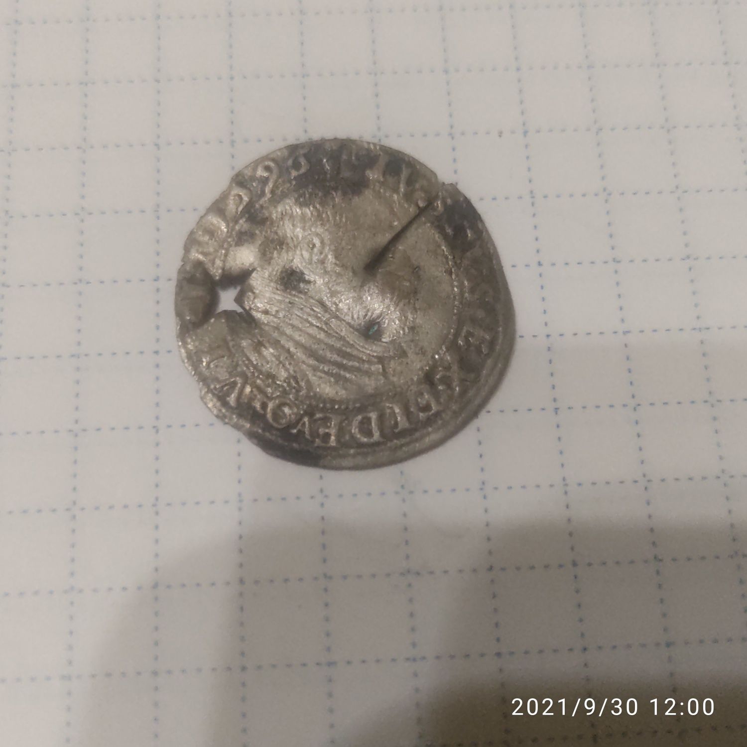 Грош 1586 год. Георг Фридрих