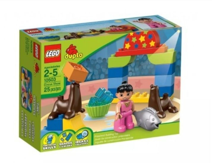 Lego duplo duży cyrk dwa zestawy 10503 i 10550