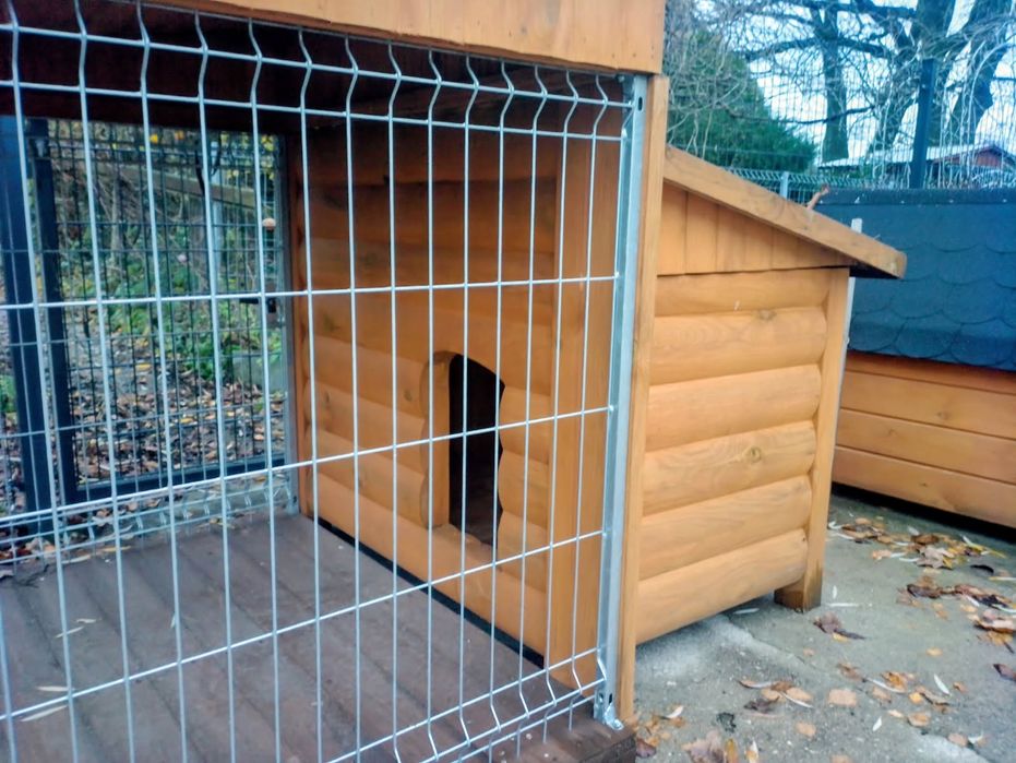 Buda dla psa do budokojca ocieplana