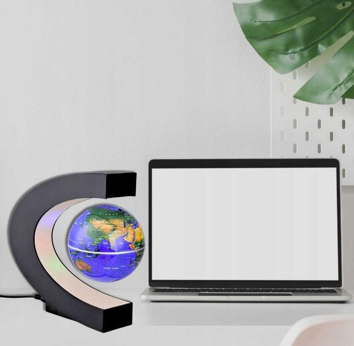 Globus fizyczny dla dzieci nowoczesny LEWITUJĄCY podświetlany prezent