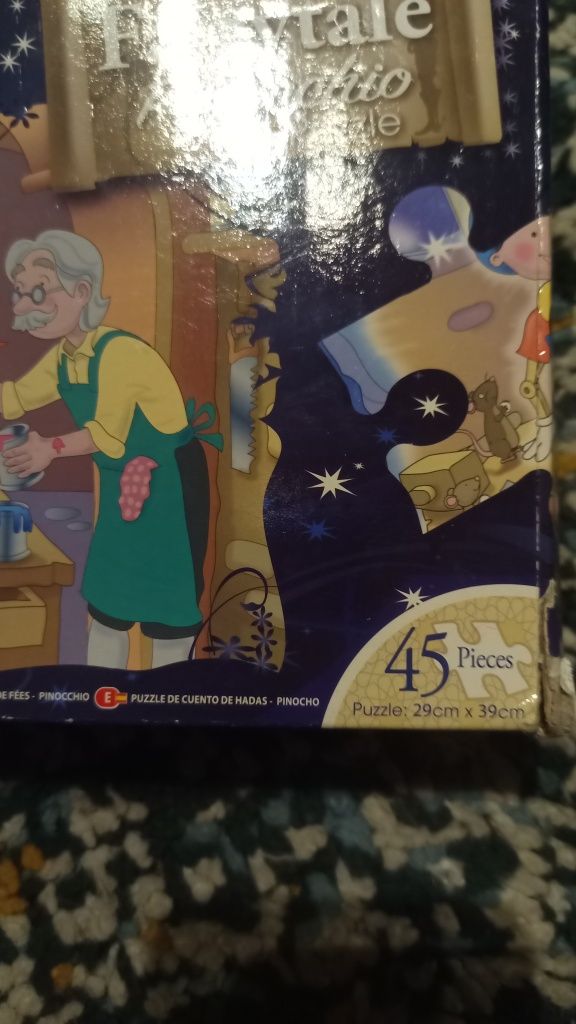 Puzzle Pinokio dla małych dzieci