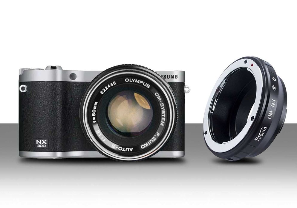 Adapter Olympus OM na Samsung NX przejściówka redukcja Fusnid