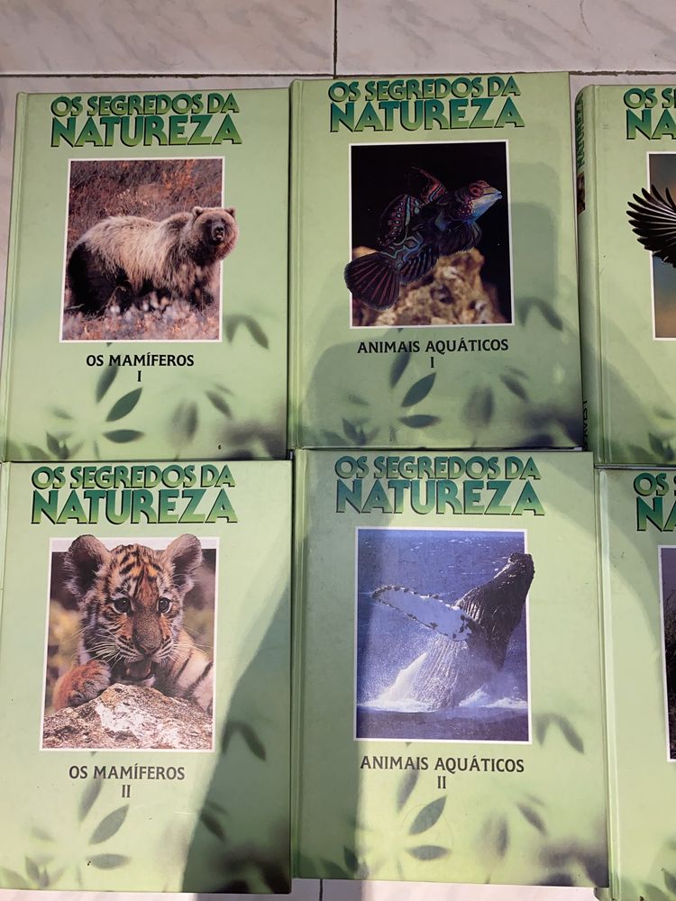 Coleção de 8 livros “Os Segredos da Natureza”