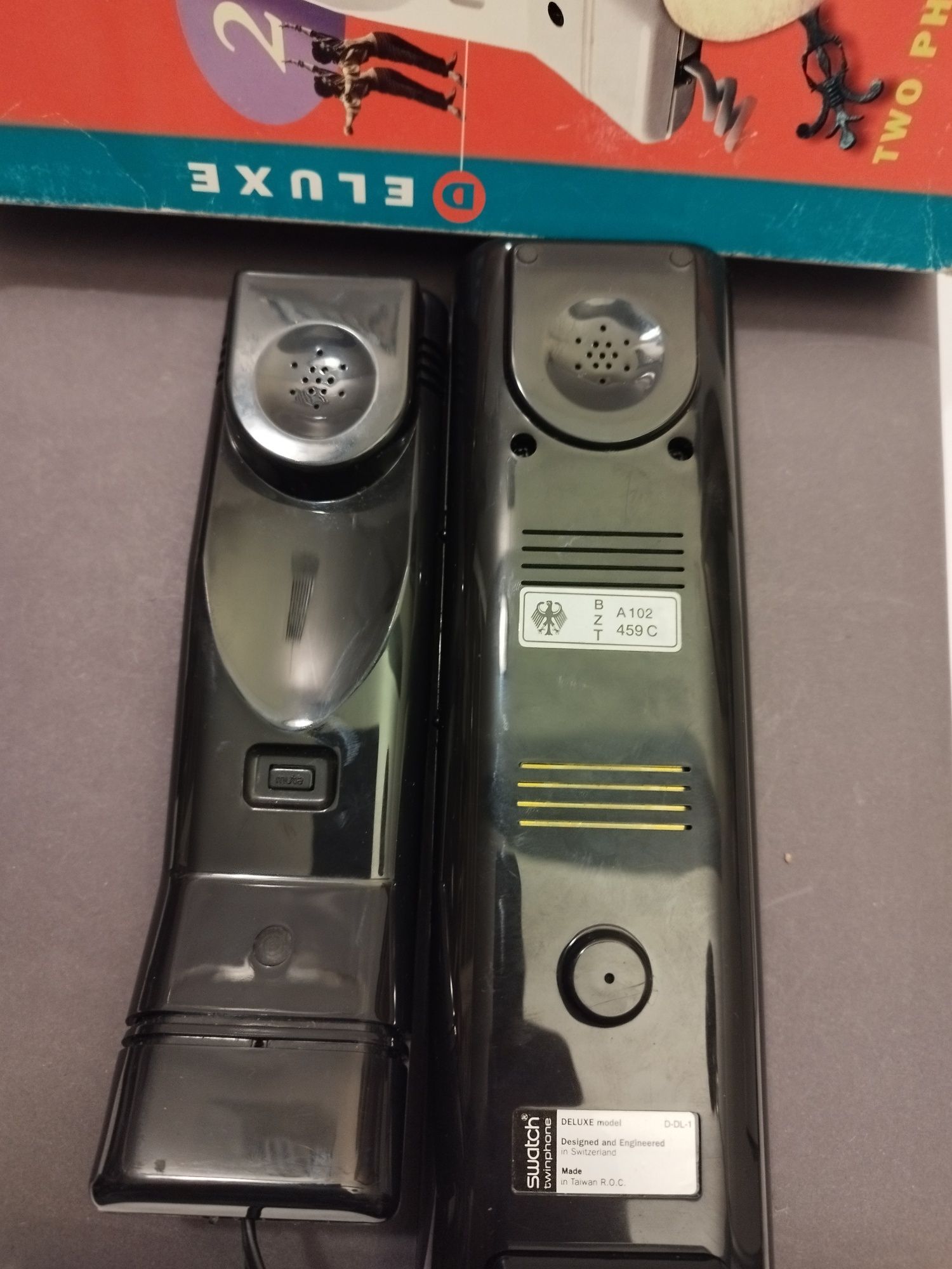 Telefon Swatch twinphone  lata 80  vintage retro prl vintage