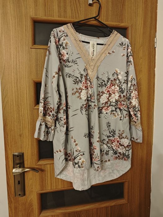 Nowa koszula z metką koszulka xl w kwiaty