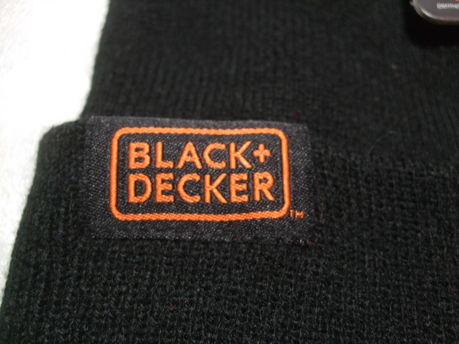 BLACK + DECKER FIRMOWY ZESTAW Zimowy. Czapka, Komin, Rękawiczki