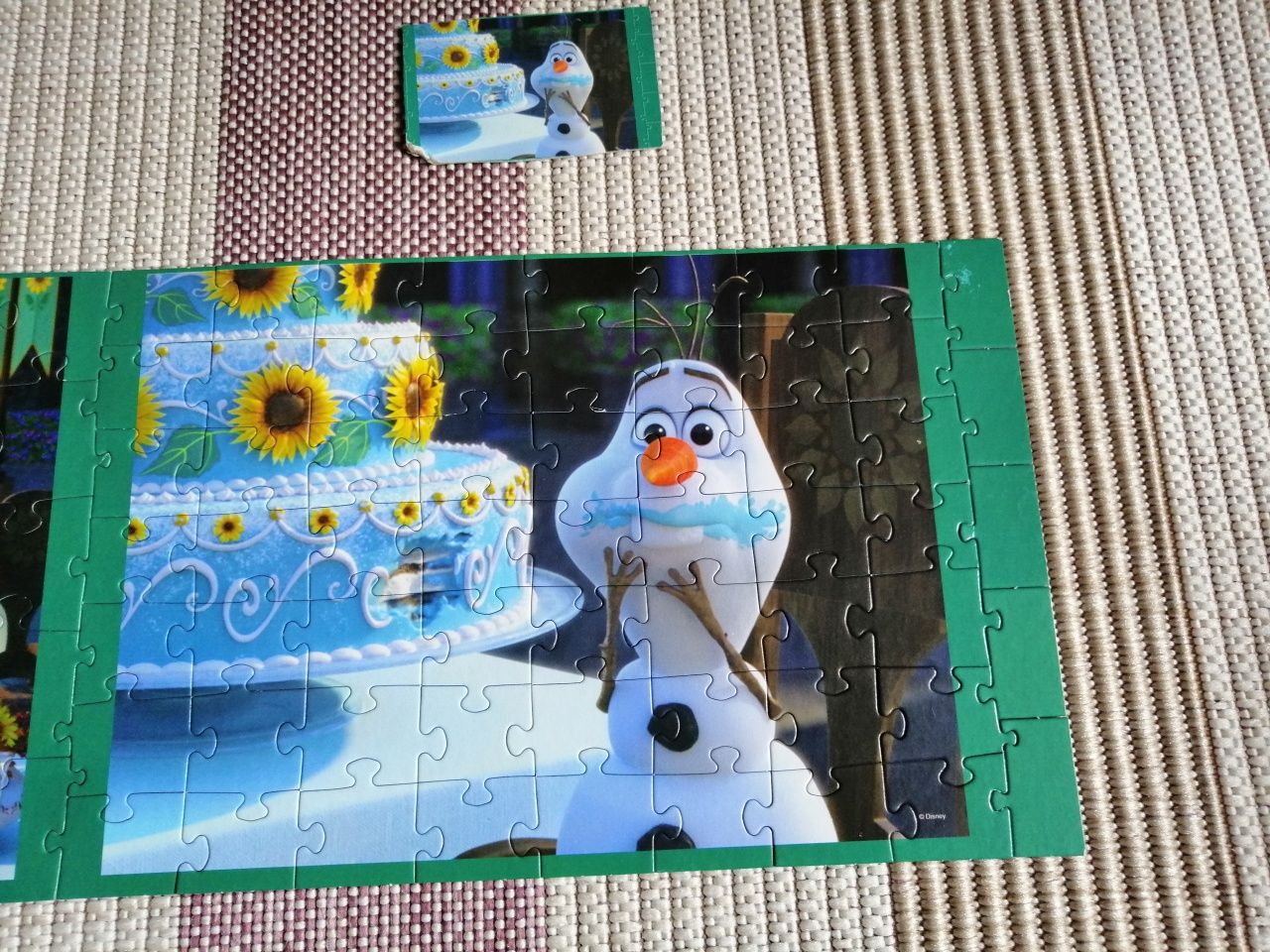 Puzzle z bajki Anna i Elsa kraina lodu Frozen 3w1.