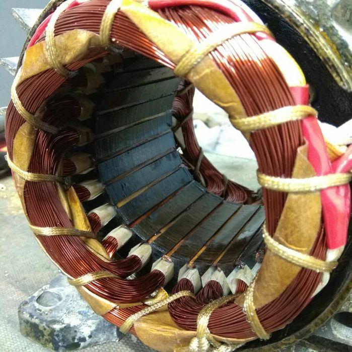 Перемотка електродвигунів, ремонт электродвигателей