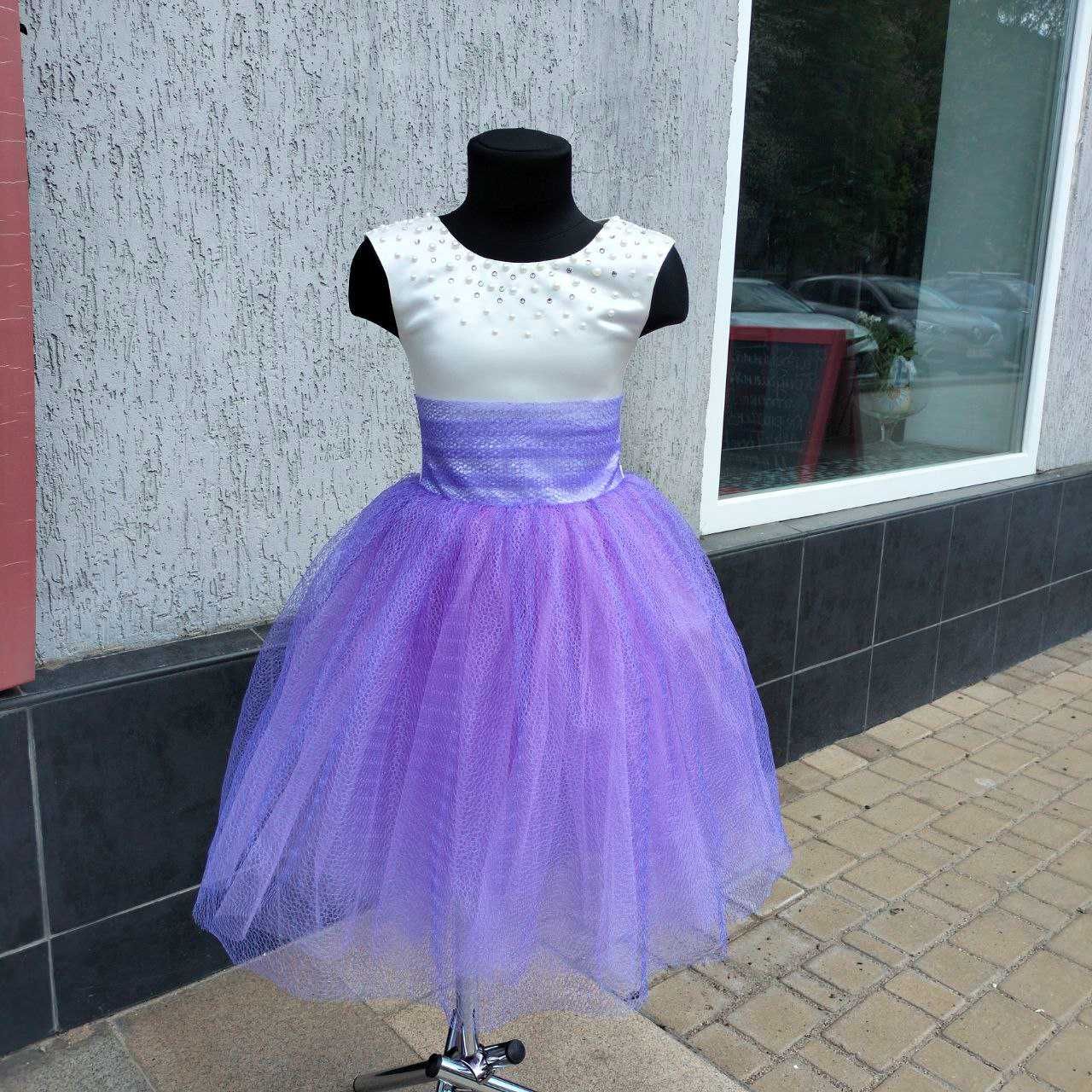 Сукня на випуск в садочок красивое нежное платье выпускной 6-7