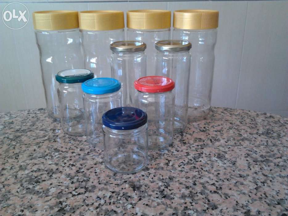 Frascos de Vidro com Tampa