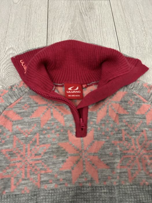 100% welna sweterek Norweski Xs