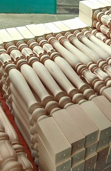 Балясини, бук, дуб, ясень