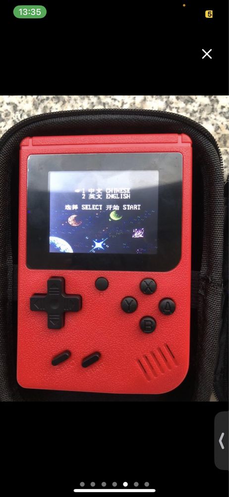 Consola retro com 400 jogos nova